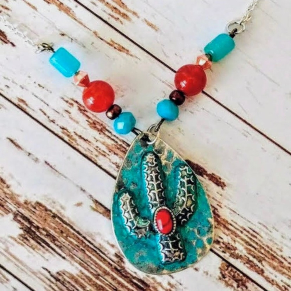 Artisan Southwestern Stone Necklace